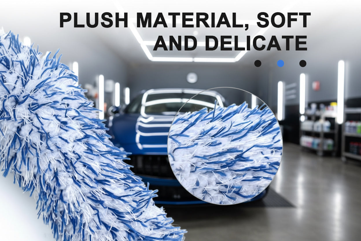 SEAMETAL Car Wheel Tire Rim Cleaning Brush Portable Plush Car Wheel Hub Brush Washing Tool Car Detailing Care Dust Removal Brush